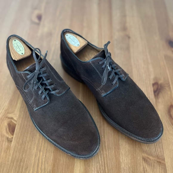 Massimo Dutti Other - Massimo Dutti Mens Brown Suede Oxford Dress Shoe Size 43